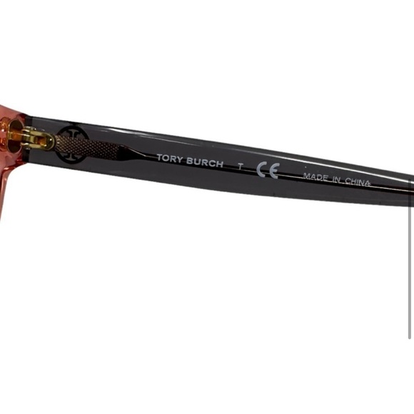 Tory Burch TY7091A Sunglasses in Crystal Poppy/Charcoal/Solid Smoke - Picture 5 of 17